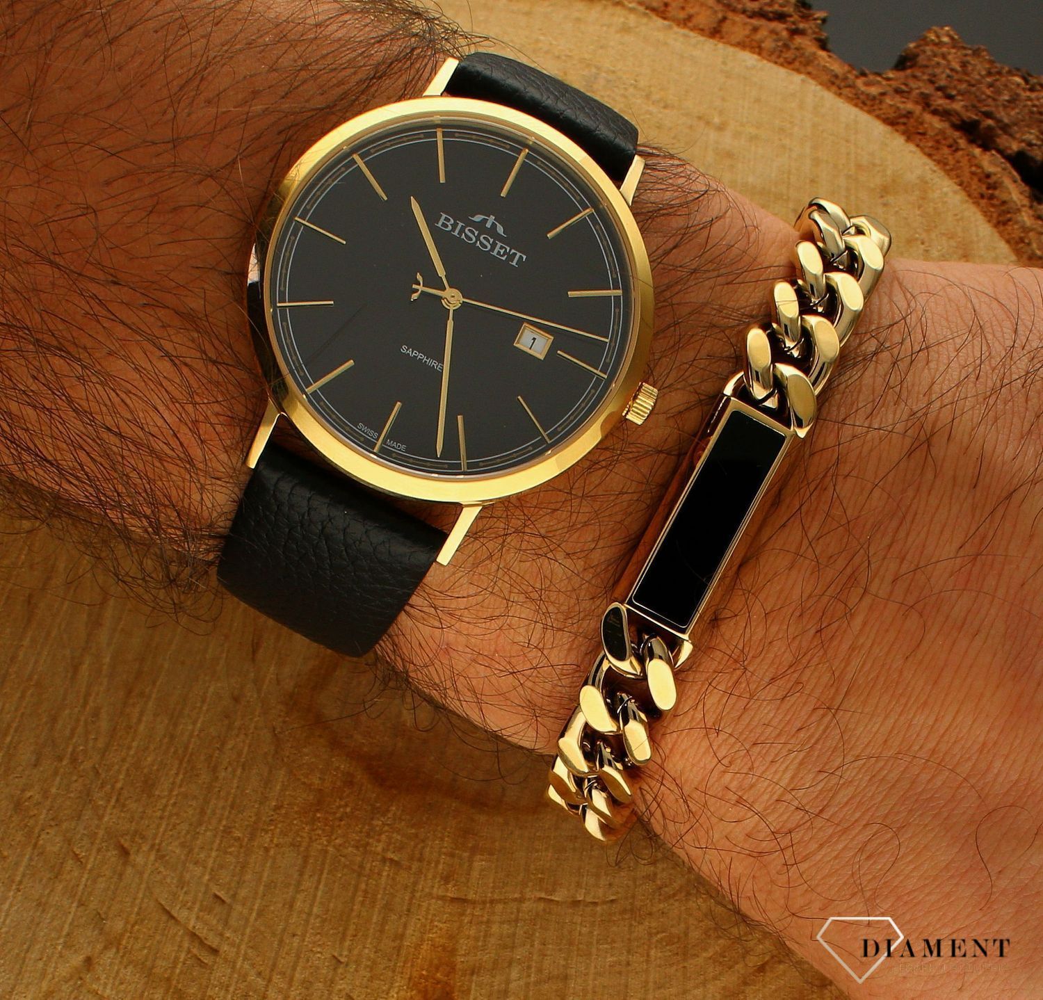 Zegarek męski Bisset złoto-czarny BSCF61.jpg